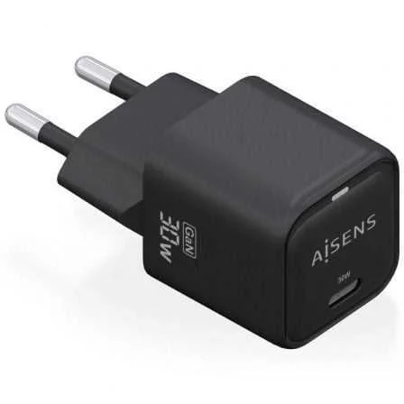 Cargador Gan de Pared Aisens Asch-30w1p019-Bk/ 1x.