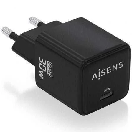 Cargador Gan de Pared Aisens Asch-30w1p036-Bk/ 1x.