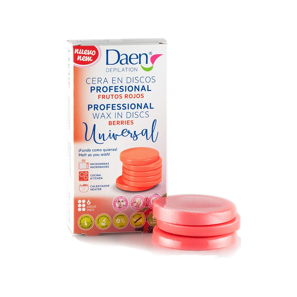 Cera Depila&ccedil;&atilde;o em Pastilha 120gr Daen (6 Pastilha.