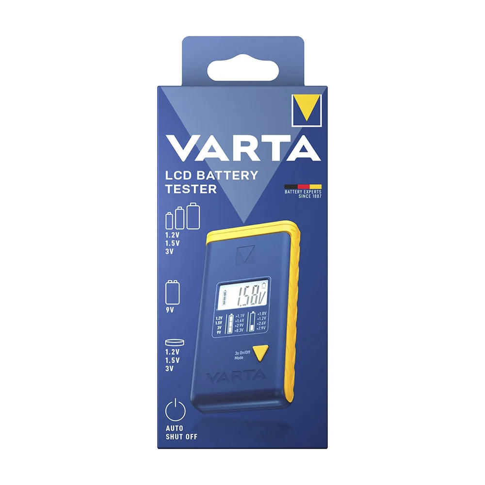 Caixa de Teste de Bateria Lcd 893101111. Varta