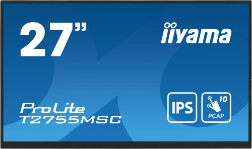 Monitor Touch Prolite Ips LED 27" T2755msc-B1 Full Hd Preto - Iiyama