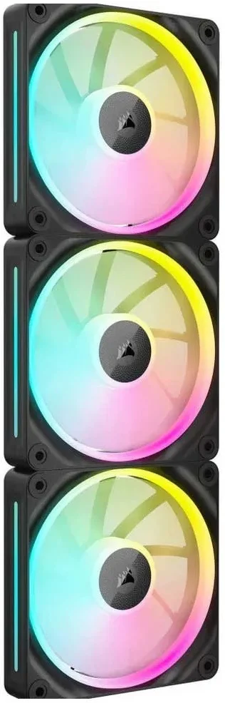 Pack 3x Ventoinhas Pwm Icue Link Lx120 RGB 120mm Preto - Corsair