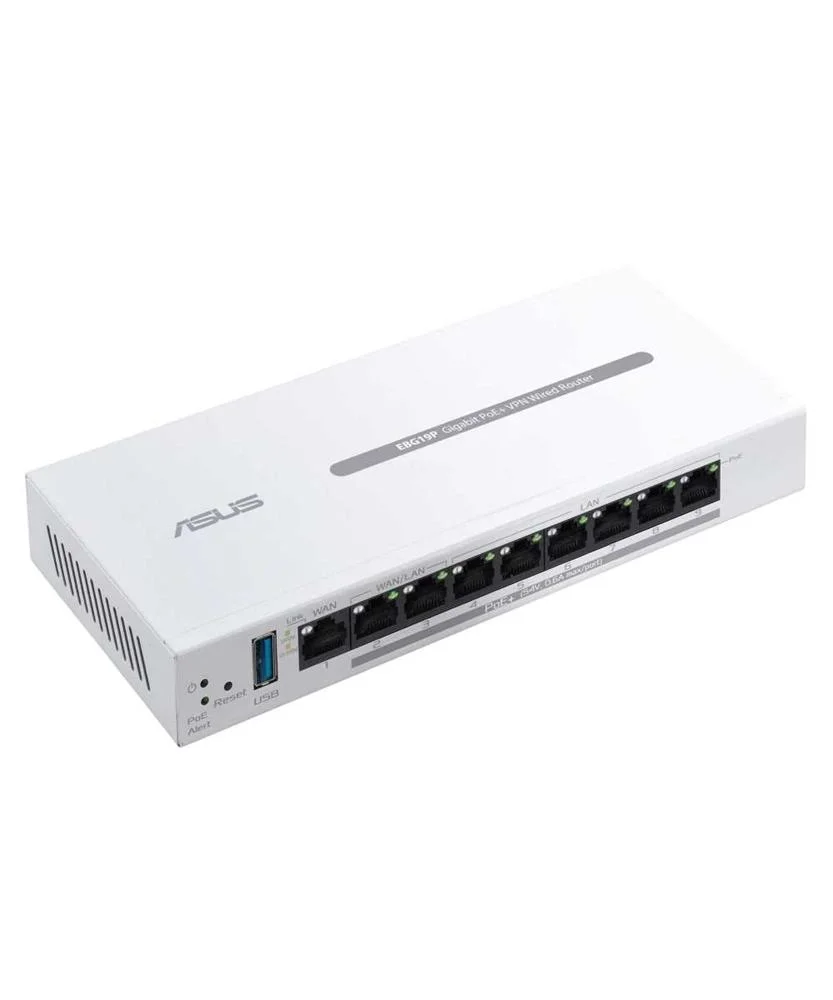 9-Port Gigabit Poe+ Vpn Wired Router | Ebg19p | 802.11ac | Ethernet Lan (Rj-45) Ports 8 | Mesh Suppo
