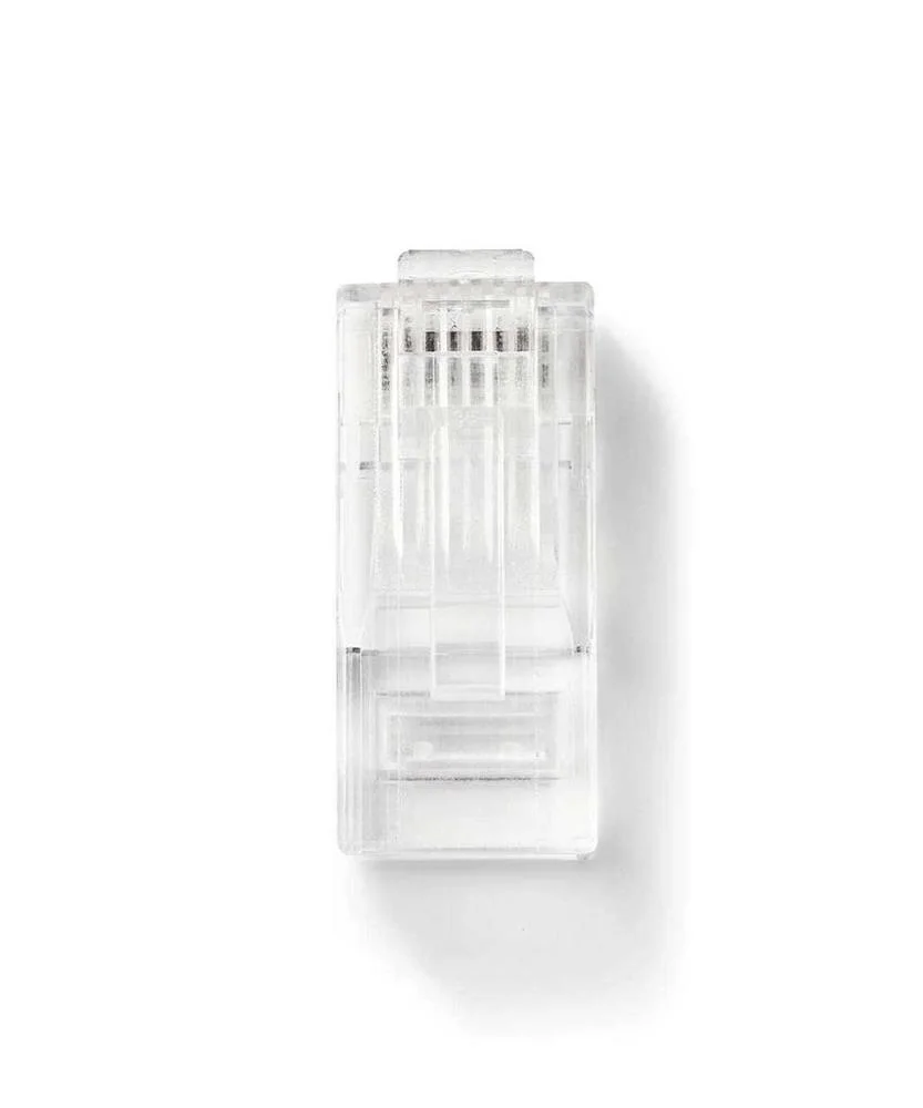 Conector Rj45  Rj45 Pass Through  Utp Cat5 Trenza.