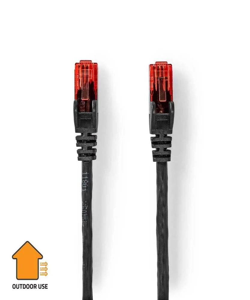 Cabo de Vermelho Cat6 Rj45 Macho Rj45 Macho U/Utp .