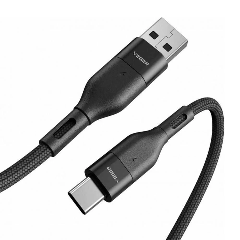 <p><strong>veger Cable With Usb-A 2.0 &Ndash; Usb-C Connectors. Supports 100w Fast Charging And Data