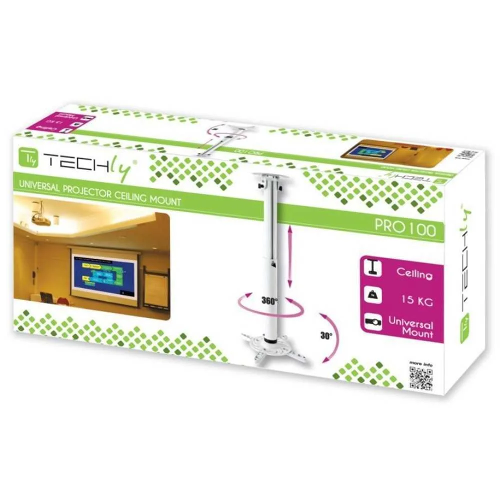 TECHLY ICA-PM 104MW SUPORTE DE PROJETORES TETO BR.