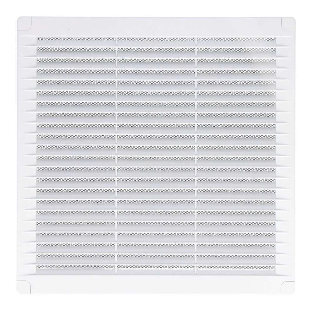 Grelha de Ventila&ccedil;&atilde;o Quadrada com Plugas e Rede M.