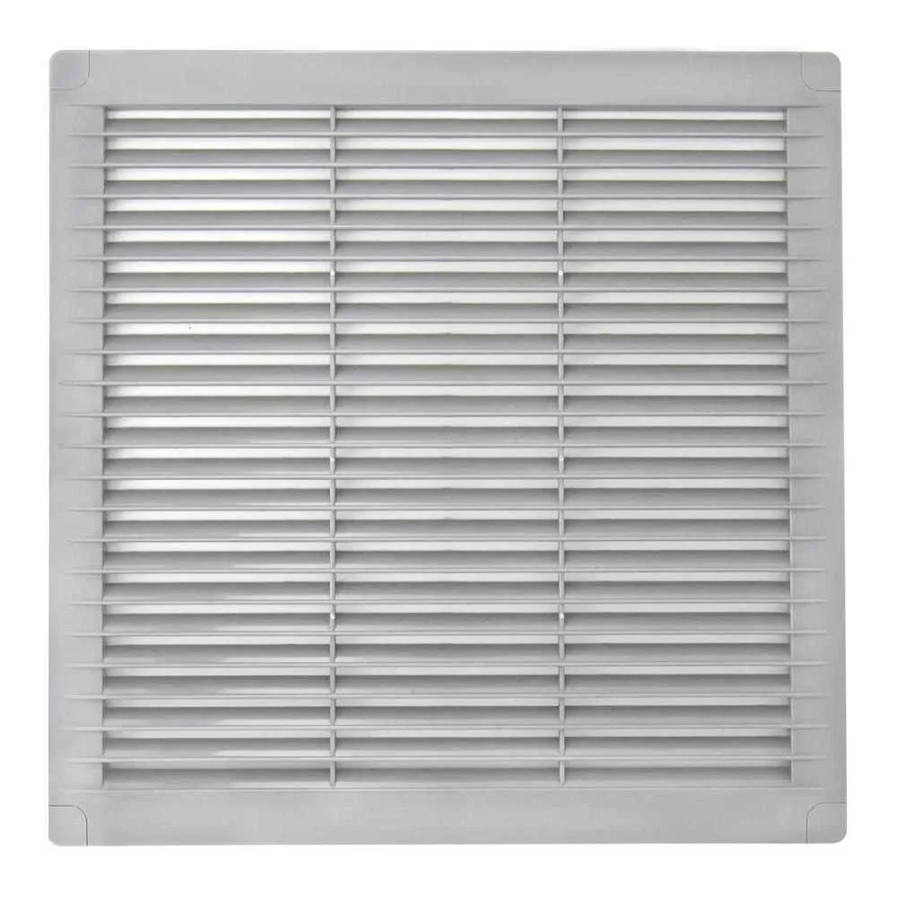Grelha de Ventila&ccedil;&atilde;o Quadrada com Plugues e Mosqu.