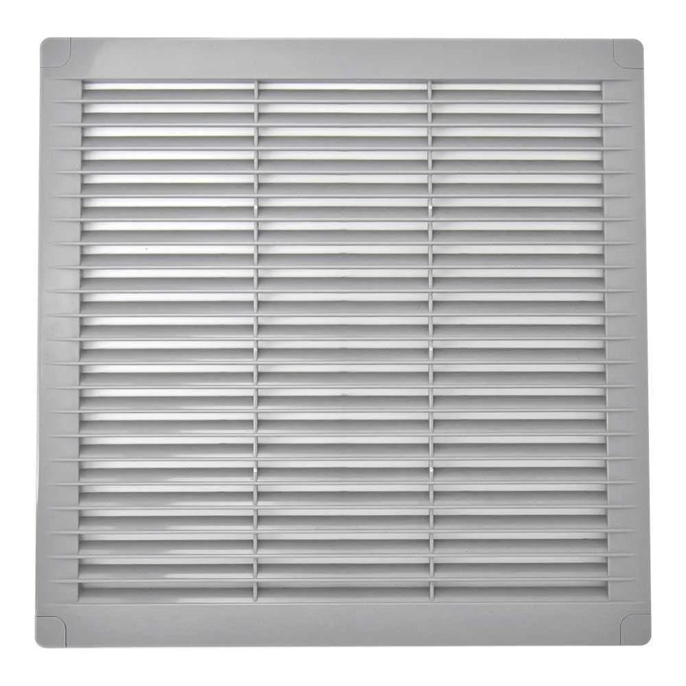 Grelha de Ventila&ccedil;&atilde;o Quadrada com Plugues e Mosqu.