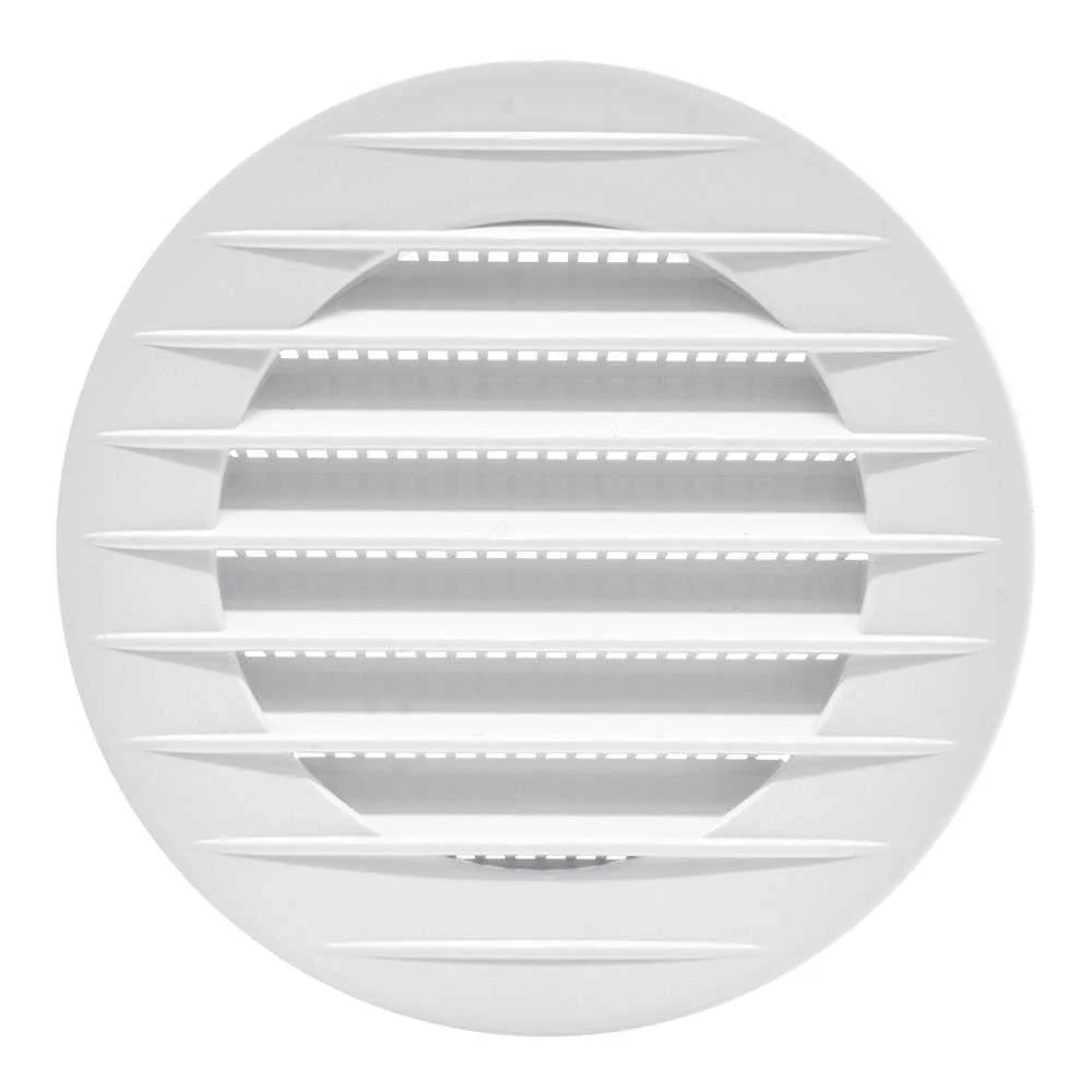Grelha de Ventila&ccedil;&atilde;o Redonda com Inser&ccedil;&atilde;o, Abs, C.