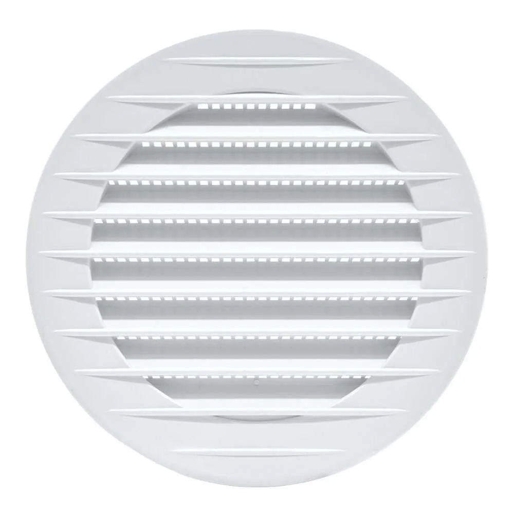 Grelha de Ventila&ccedil;&atilde;o Redonda com Inser&ccedil;&atilde;o, Abs, C.