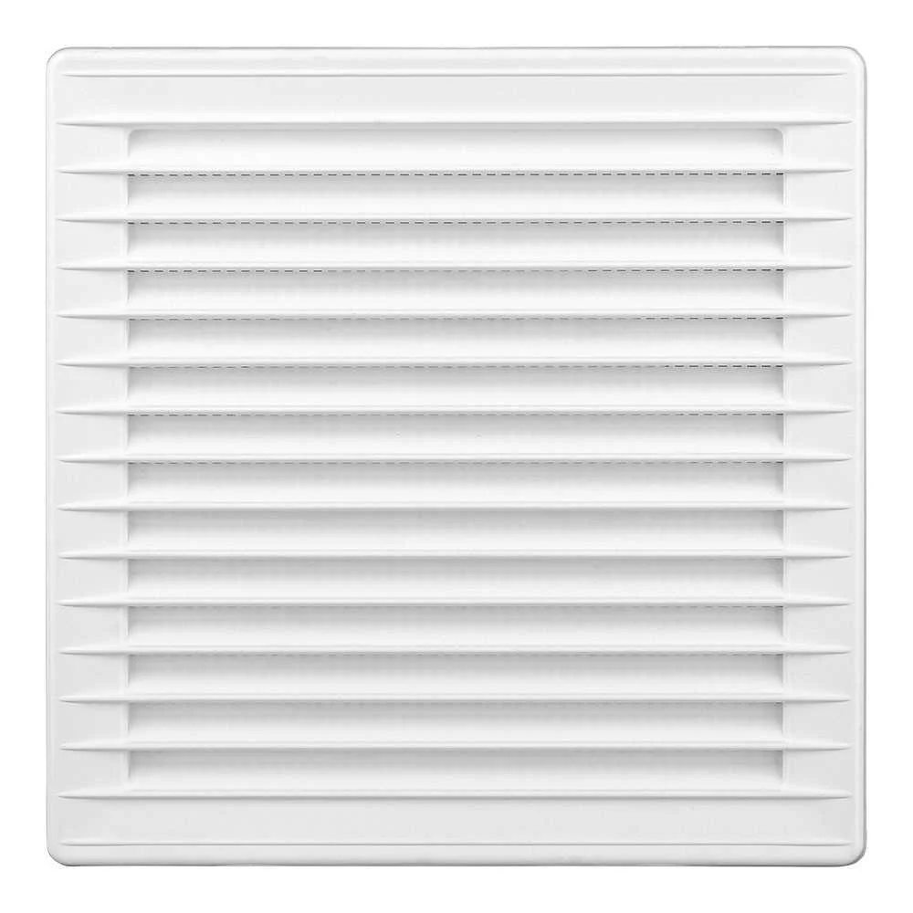 Grelha de Ventila&ccedil;&atilde;o Quadrada Integrada &Oslash; 100mm C.