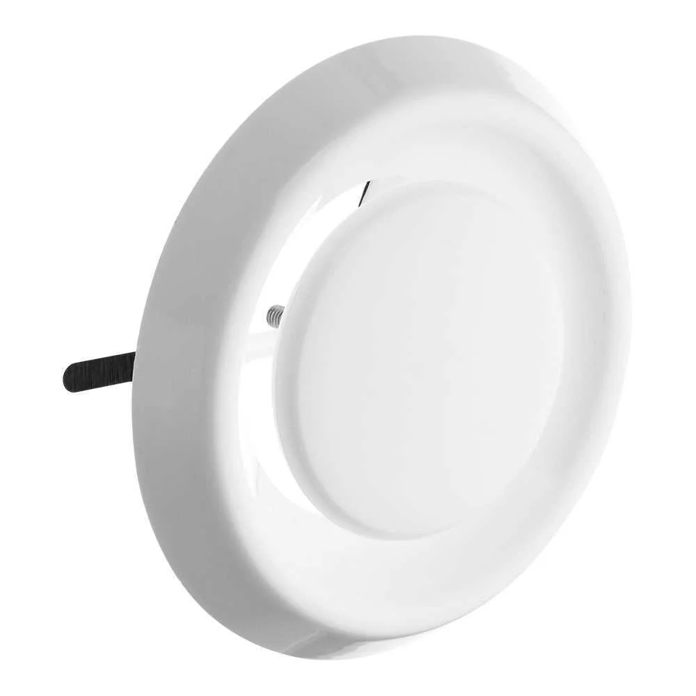 Difusor de Entrada Redondo &Oslash;95x47mm Abs Branco