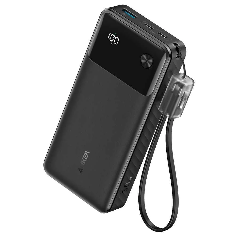 Anker - Power Bank Con Ecr&atilde; - Capacidade 20000mah.