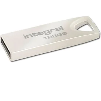 Integral Pen 128gb Usb2.0 Drive Arc Metal Usb Type-A 2.0 Prateado