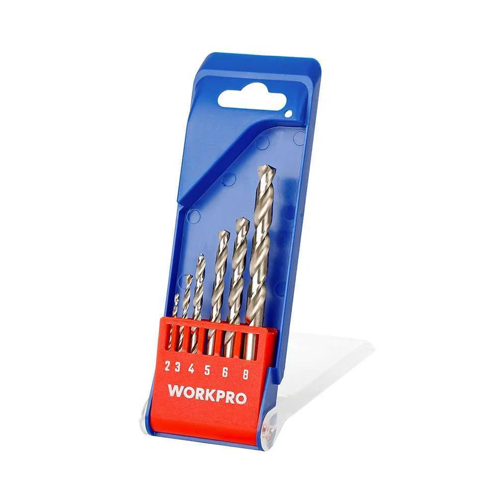 Brocas de Metal, Conjunto de 6 Pe&ccedil;as. Workpro