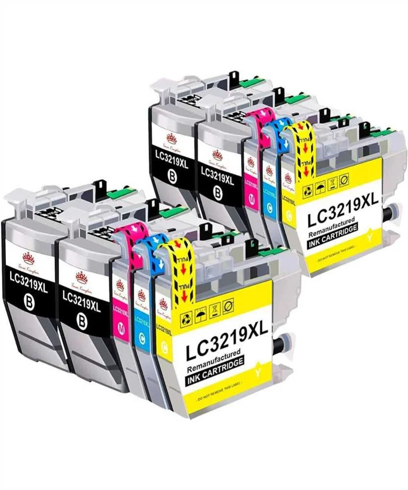 Conjunto 10 Tinteiros Brother LC3217 / LC3219 XL .