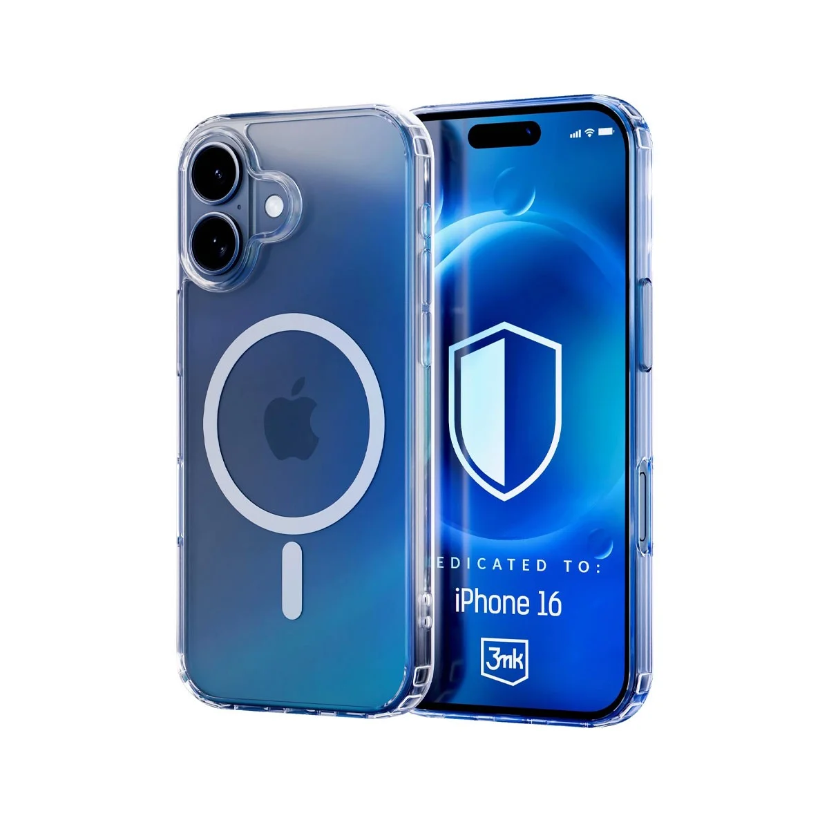 Capa Magcase 3MK iPhone 16 Transparente