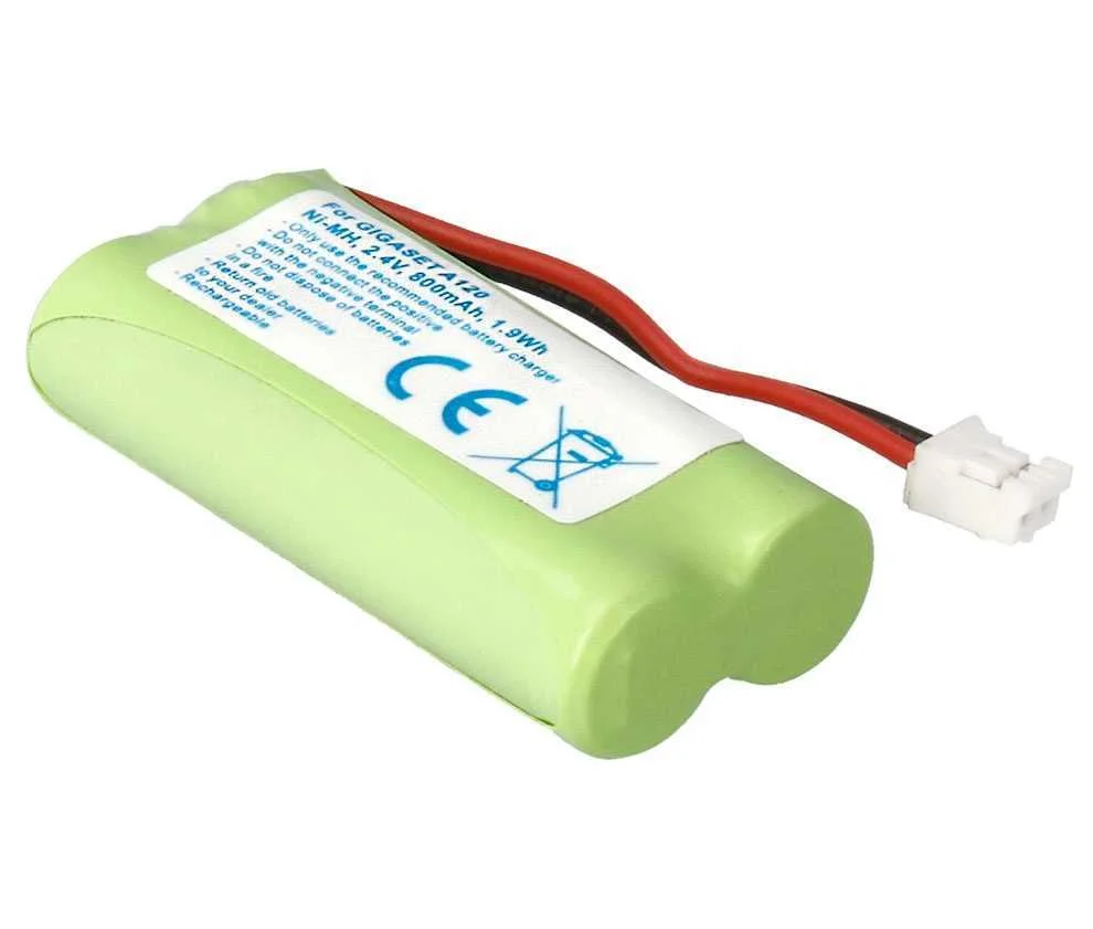 Pack de Bater&iacute;as para Tel&eacute;fono 2,4v/800mah Ni-Mh.
