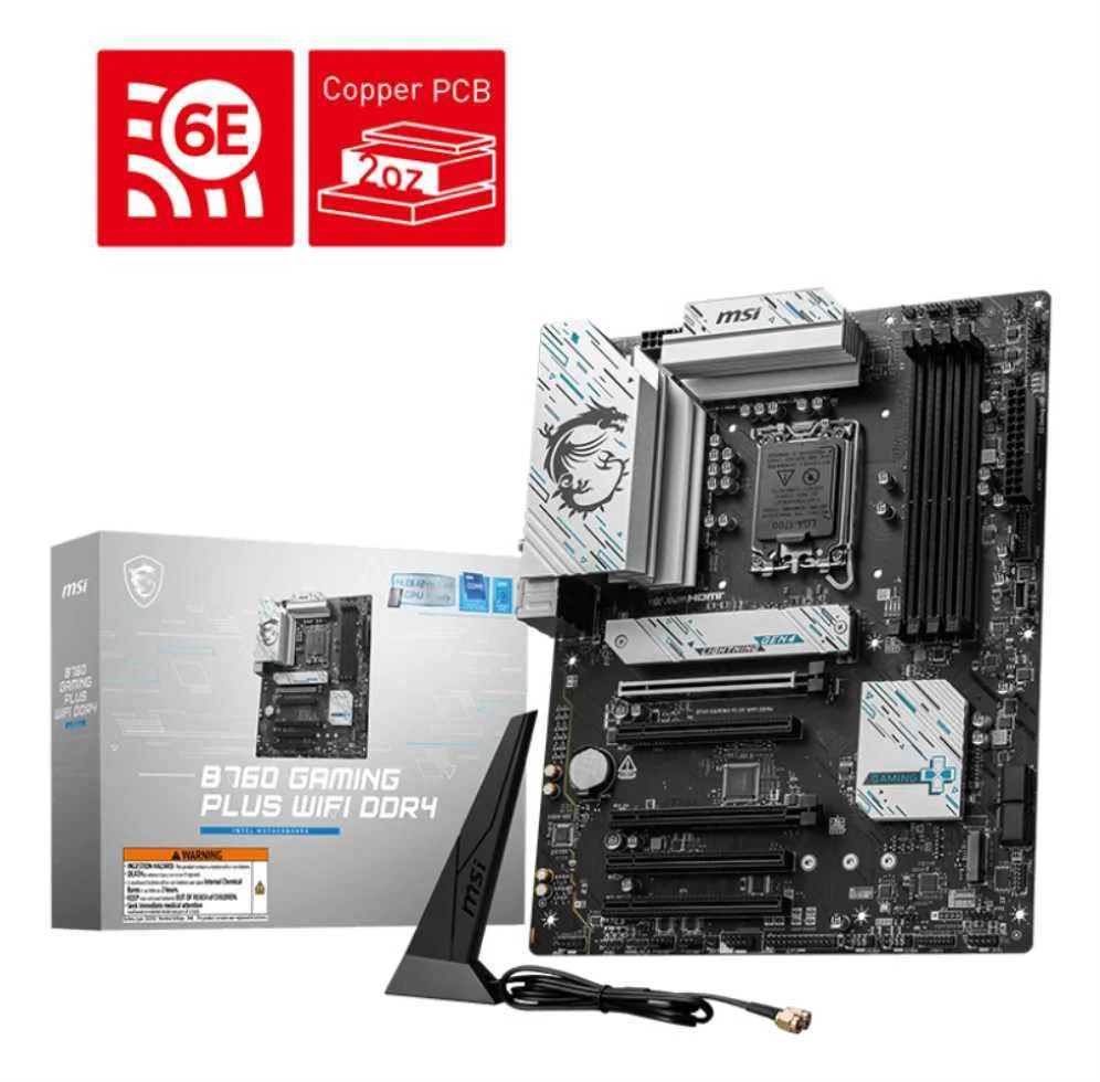 Placa-M&atilde;e Msi Pro B760 Gaming Plus Wifi 1700 Atx
