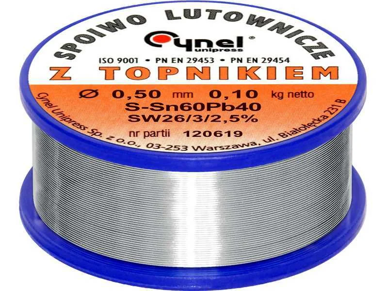Estanho 0,50/100g/Liga&ccedil;&atilde;o Lc60-Fsw26