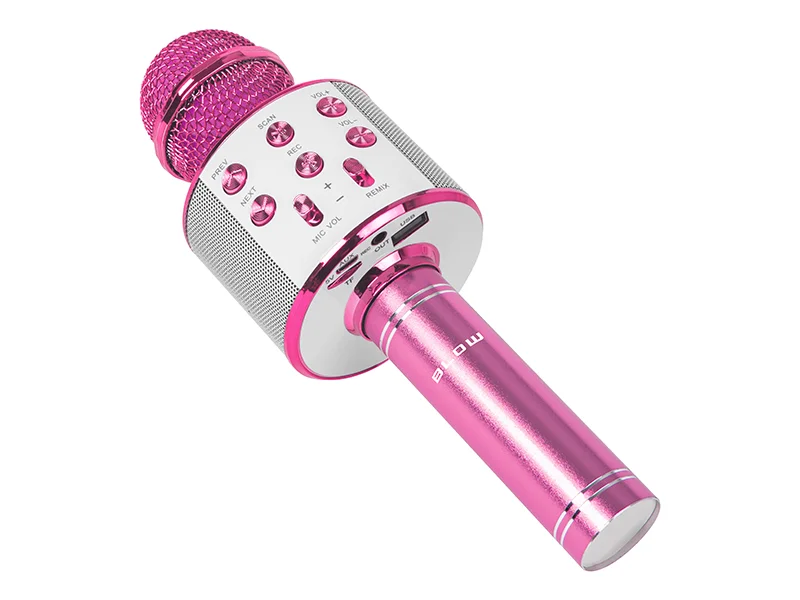 Microfone de Karaoke Prm402 Blow Pink