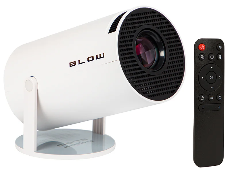 V&iacute;deo Projetor Port&aacute;til 4k Android Full Hd Branco - Blow