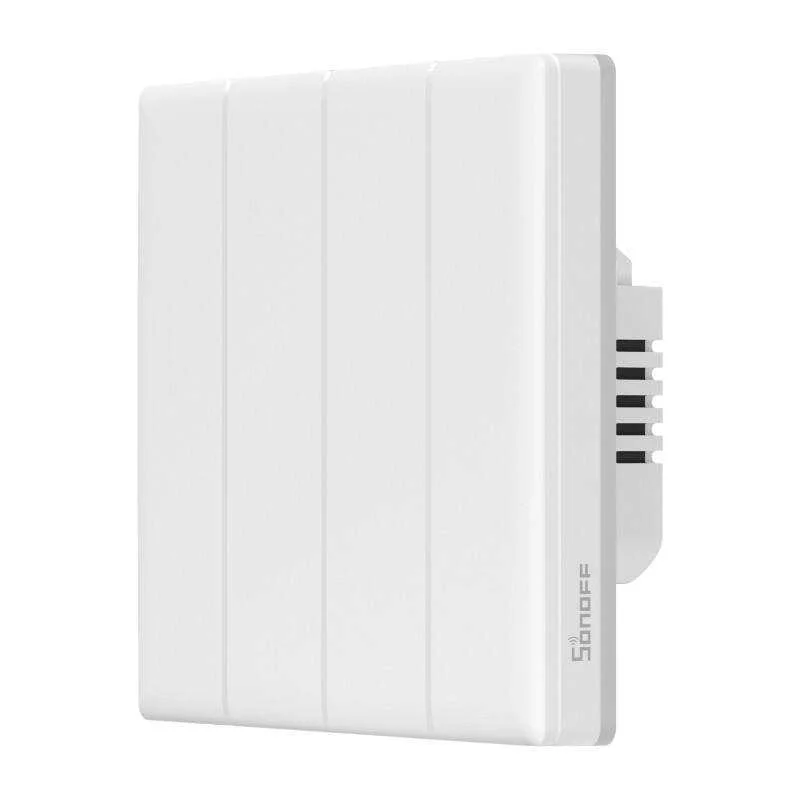 Interruptor de Parede T&aacute;til Wi-Fi Inteligente Sonoff Tx T5 4c 4