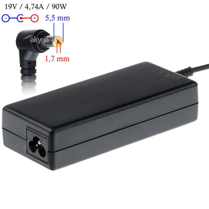 Fonte de Alimenta&ccedil;&atilde;o Akyga para Computadores Port&aacute;teis Acer Ak-Nd-12