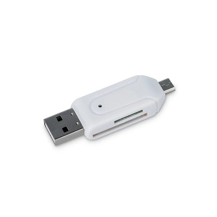 Leitor de Cart&otilde;es Forever Microsd / Sd Usb + Microusb W
