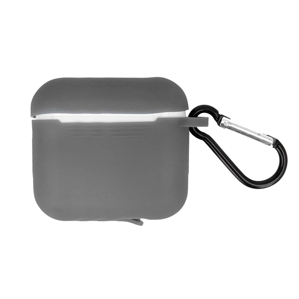 Estojo para Airpods Pro Cinzento com Gancho