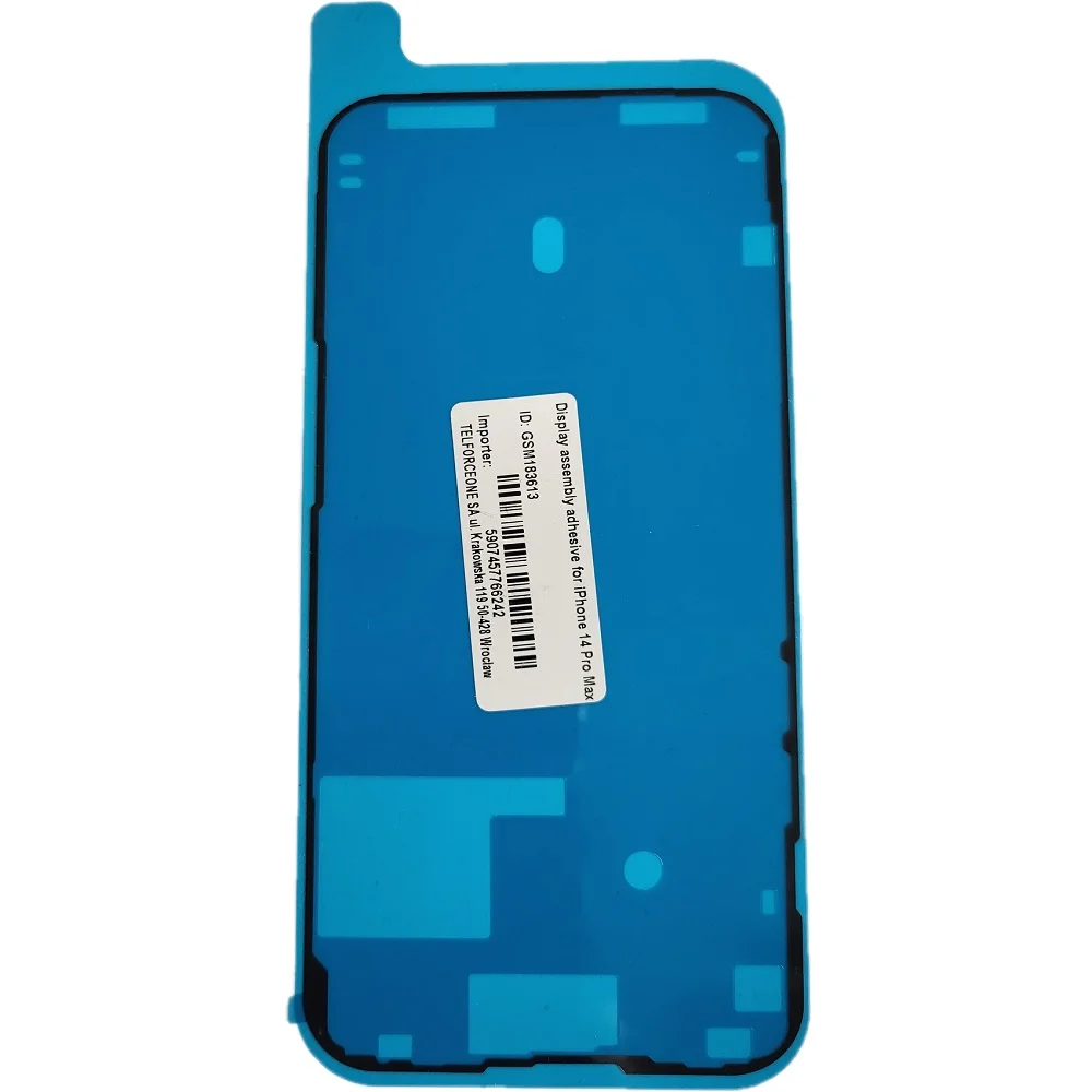 Adesivo para montagem de ecr&atilde; para iPhone 14 Pro .