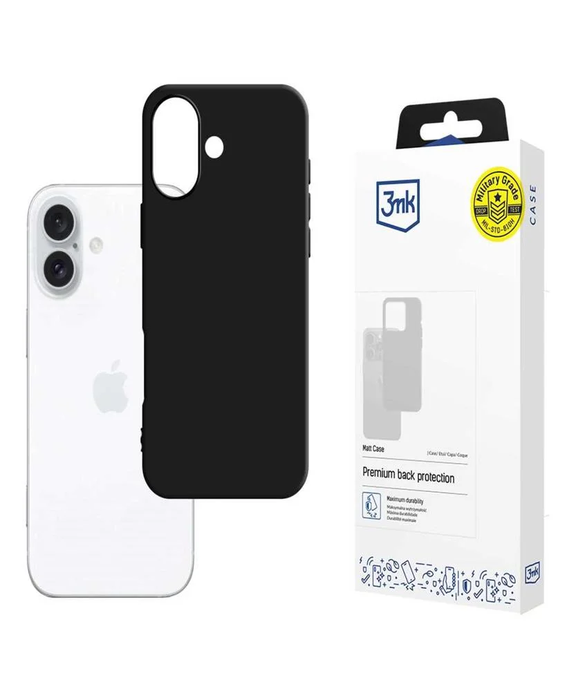 Capa 3mk Matt para iPhone 16