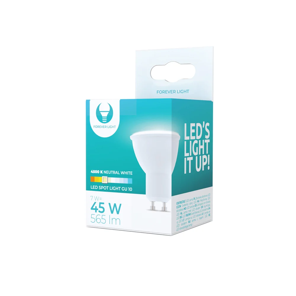 L&acirc;mpada LED Gu10 3w 230v 3000k 240lm Forever