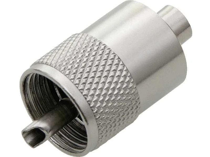 Ficha Cb Uhf/Uc1 Aparafusada Rg59