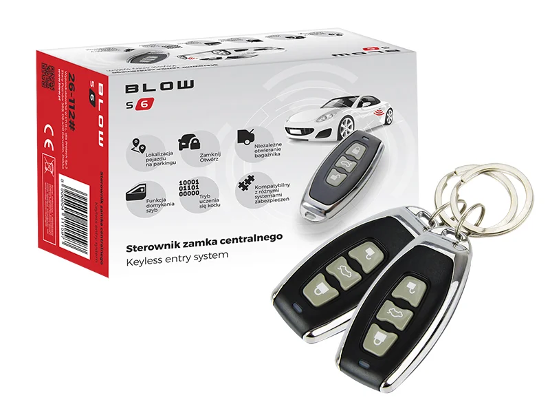 Comando &agrave; Dist&acirc;ncia para Fecho Centralizado Blow S6