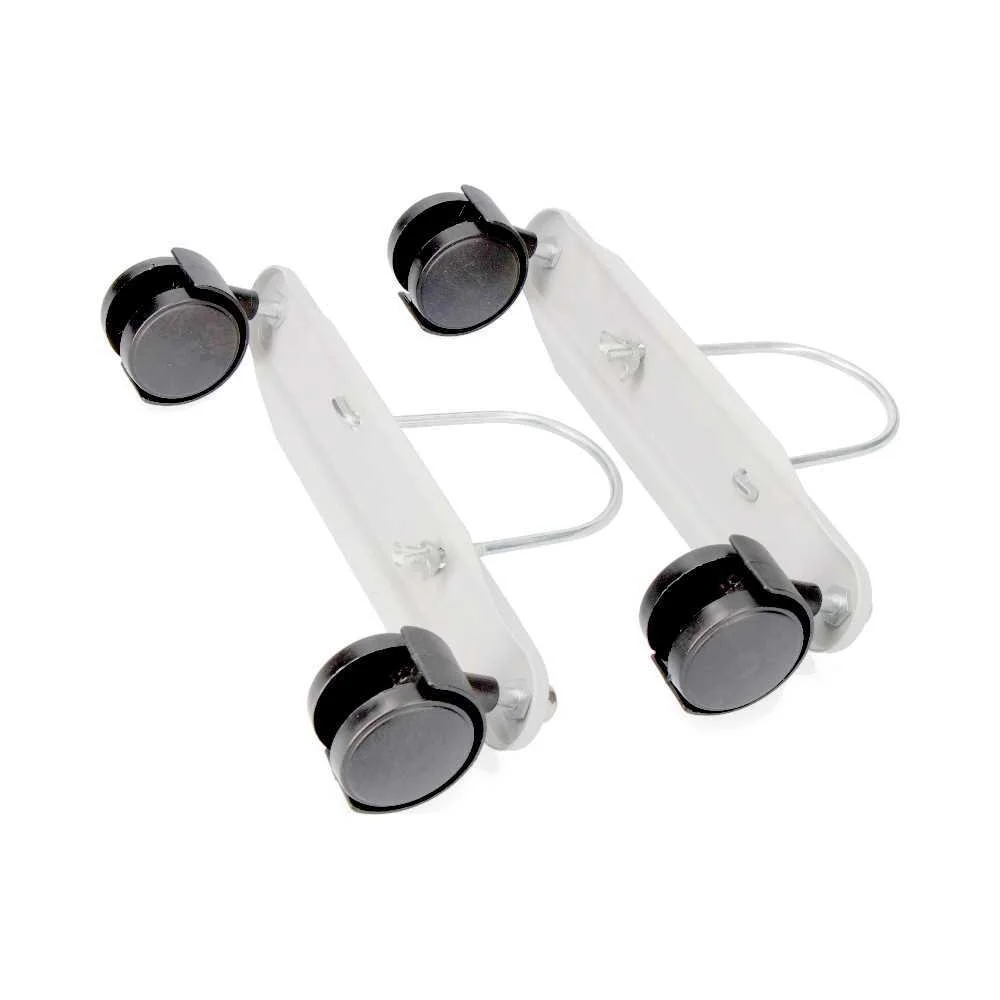 Set Suportes Branco de Substitui&ccedil;&atilde;o + Rodas para .
