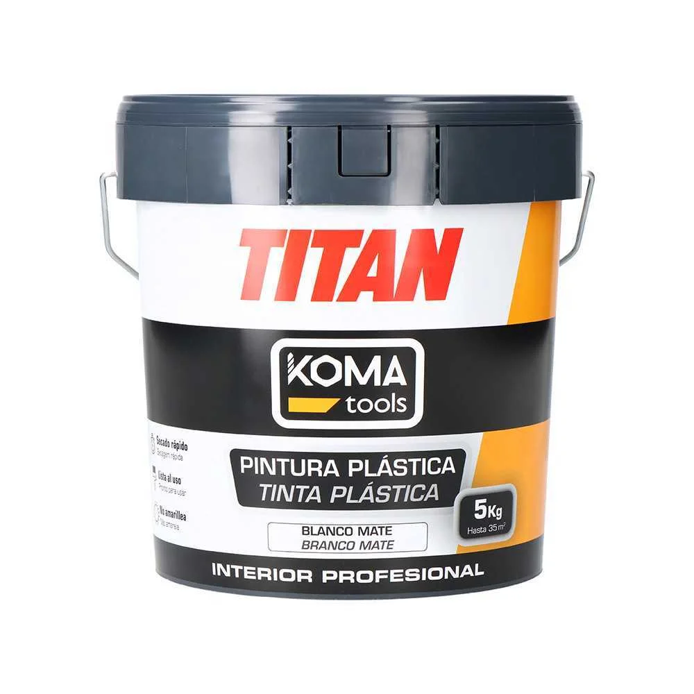 Tinta Pl&aacute;stica Interior Branco 5 Kg