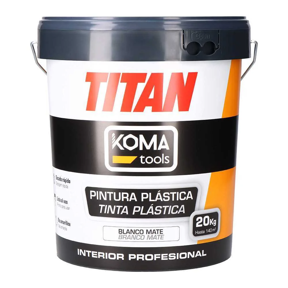 Tinta pl&aacute;stica interior branco 20 kg