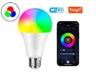 L&acirc;mpada LED E27 A60 10.5w Rgbcw Tuya Smart Wi-Fi
