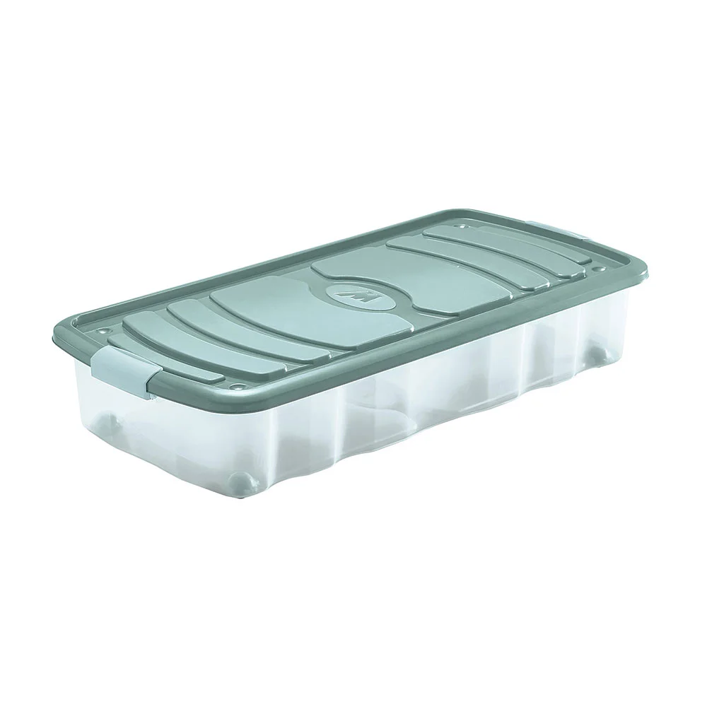 Caixa de Armazenamento Sob Cama com Tampa 31l
