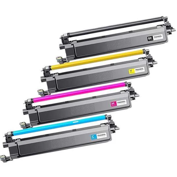 Pack 4 Toners Brother TN-248CMYK Compat&iacute;veis