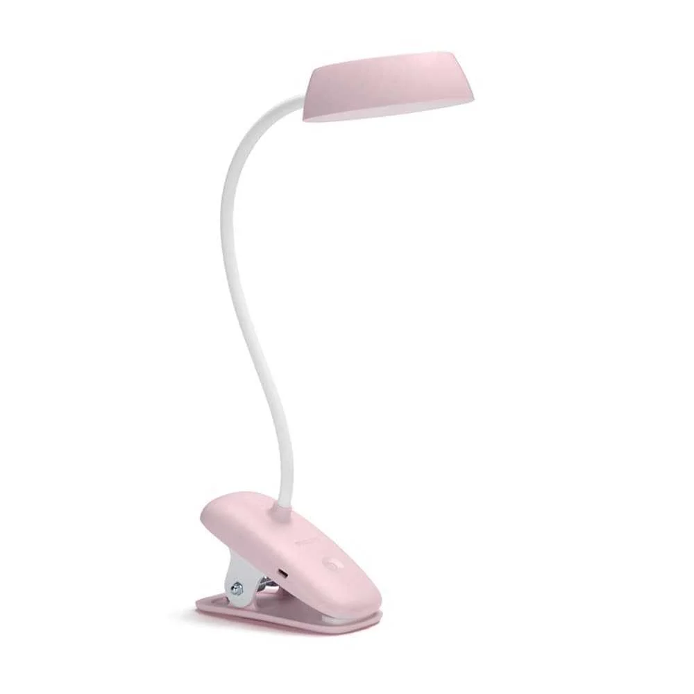Candeeiro de bra&ccedil;adeira rosa led 3w 4.000k