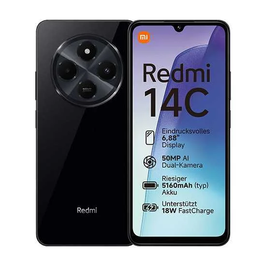 Smartphone Redmi 14c 4gb/128gb Midnight Black