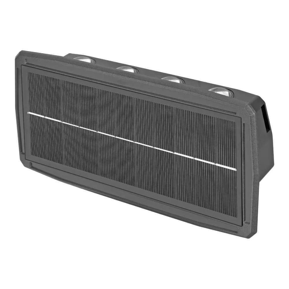 Luz de Parede Solar LED 400lm 8w 3.000k