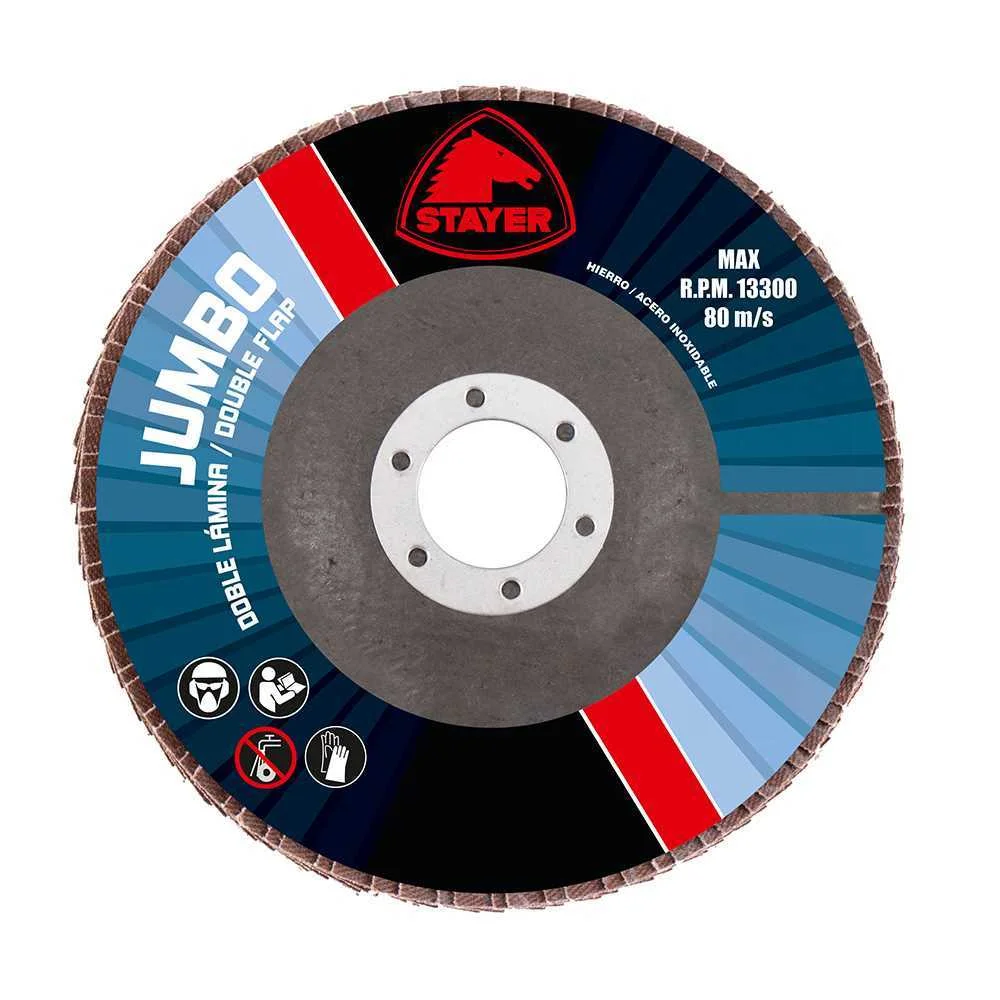 Procer disco folha dupla 115 mm gr&atilde;o 60