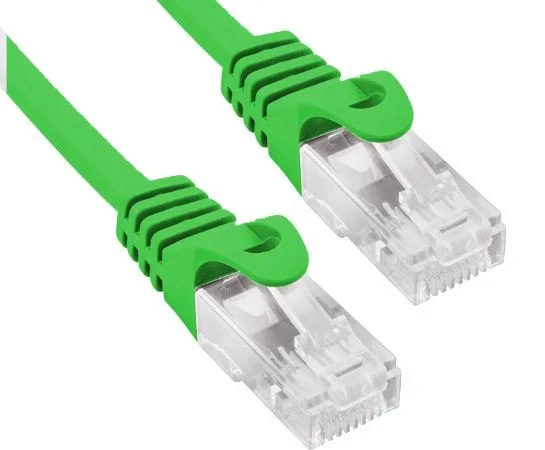 Cabo de rede UTP Phasak Cat. 6 CU 3 m. Verde