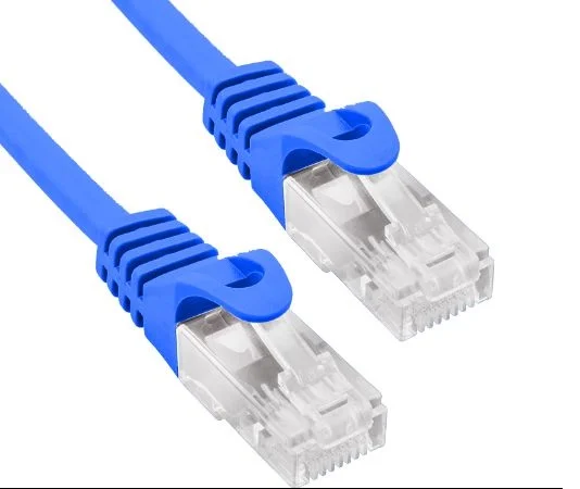 Cabo de rede UTP Phasak Cat. 6 CU 7 m. Azul