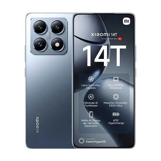 Smartphone Xiaomi 14T 12/256GB Azul Tit&acirc;nio